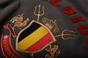 Fussballmannschaft Belgien - Grauer Pullover Rote Teufel
